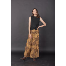 Load image into Gallery viewer, Flowers Women&#39;s Palazzo Pants in Brown PP0304 020143 01