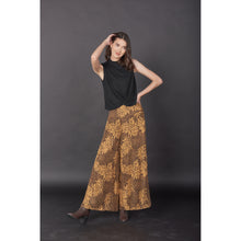 Load image into Gallery viewer, Flowers Women&#39;s Palazzo Pants in Brown PP0304 020143 01