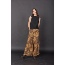 Load image into Gallery viewer, Flowers Women&#39;s Palazzo Pants in Brown PP0304 020143 01