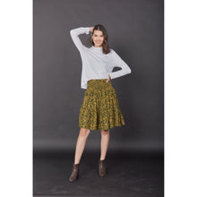 Load image into Gallery viewer, Flower Women&#39;s Skirt in Olive SK0090 020198 01