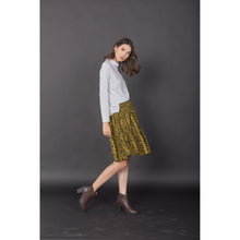 Load image into Gallery viewer, Flower Women&#39;s Skirt in Olive SK0090 020198 01