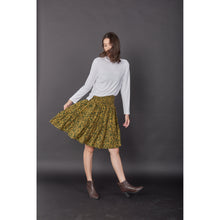 Load image into Gallery viewer, Flower Women&#39;s Skirt in Olive SK0090 020198 01