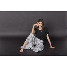 Load image into Gallery viewer, Flower Women&#39;s Palazzo pants in White PP0076 020207 01