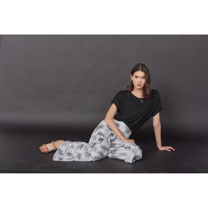 Flower Women's Palazzo pants in White PP0076 020207 01