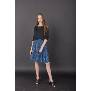Flowers Women's Skirt in Blue SK0090 020150 01