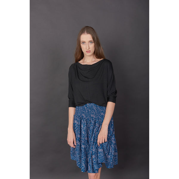 Flowers Women's Skirt in Blue SK0090 020150 01