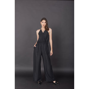 Solid Color Women's Jumpsuit in Black JP0041 020000 10