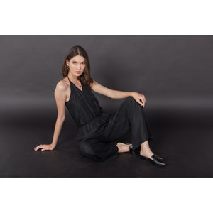 Solid Color Women's Jumpsuit in Black JP0041 020000 10