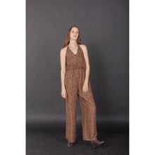 Load image into Gallery viewer, Flower Women&#39;s Jumpsuit in Brown JP0041 020204 01