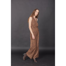 Load image into Gallery viewer, Flower Women&#39;s Jumpsuit in Brown JP0041 020204 01