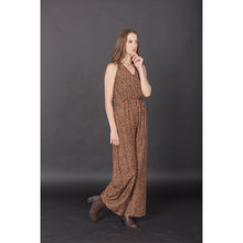 Load image into Gallery viewer, Flower Women&#39;s Jumpsuit in Brown JP0041 020204 01