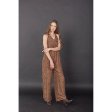 Load image into Gallery viewer, Flower Women&#39;s Jumpsuit in Brown JP0041 020204 01