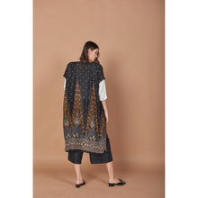 Load image into Gallery viewer, Peacock Women Kimono in Black JK0030 020007 04
