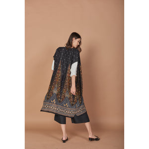 Peacock Women Kimono in Black JK0030 020007 04