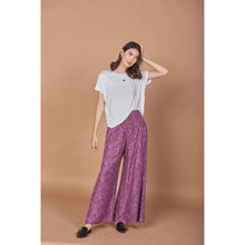 Load image into Gallery viewer, Flowers Women&#39;s Wide Leg Pants in Purple PP0311 020148 01