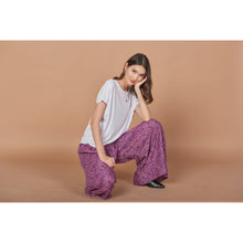 Load image into Gallery viewer, Flowers Women&#39;s Wide Leg Pants in Purple PP0311 020148 01