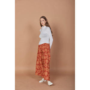 Flowers Women's Wide Leg Pants in Orange PP0311 020147 01