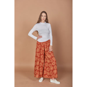 Flowers Women's Wide Leg Pants in Orange PP0311 020147 01