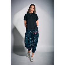 Load image into Gallery viewer, Peacock Heaven Unisex Aladdin drop crotch pants in Green PP0056 020058 05