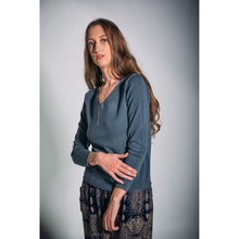 Load image into Gallery viewer, Solid Color Women&#39;s T-Shirt in Aegen Blue SH0189 010000 25