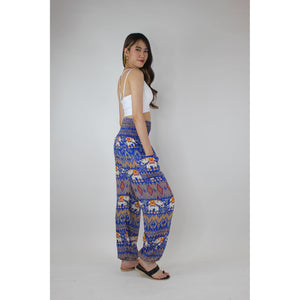 Oriental Elephant Women's Harem Pants in Blue PP0004 020234 01