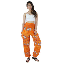 Load image into Gallery viewer, Oriental Elephant Women&#39;s Harem Pants in Orange PP0004 020234 04