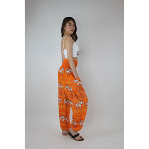 Oriental Elephant Women's Harem Pants in Orange PP0004 020234 04