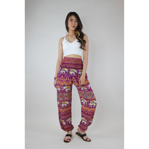 Oriental Elephant Women's Harem Pants in Purple PP0004 020234 05