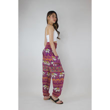 Load image into Gallery viewer, Oriental Elephant Women&#39;s Harem Pants in Purple PP0004 020234 05