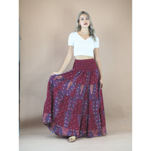 Load image into Gallery viewer, Peacock Women&#39;s Skirt in Dark Red SK0092 020008 02