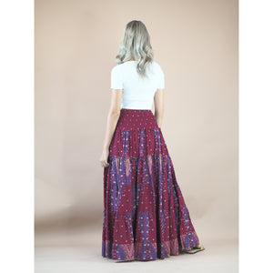 Peacock Women's Skirt in Dark Red SK0092 020008 02