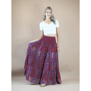 Peacock Women's Skirt in Dark Red SK0092 020008 02