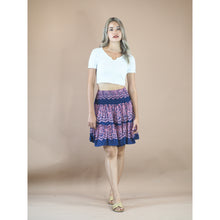 Load image into Gallery viewer, Princess Mandala Mini Skirt in Purple SK0090 020030 05
