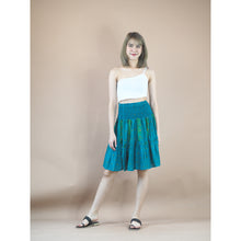 Load image into Gallery viewer, Peacock  Women&#39;s Skirt in Bright Green SK0090 020008 04