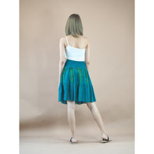 Load image into Gallery viewer, Peacock  Women&#39;s Skirt in Bright Green SK0090 020008 04