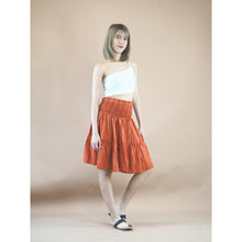 Load image into Gallery viewer, Peacock Feather Women&#39;s Skirt in Orange SK0090 020015 03