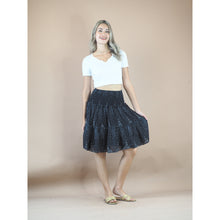 Load image into Gallery viewer, Big eye Women&#39;s Skirt in Black SK0090 020033 01