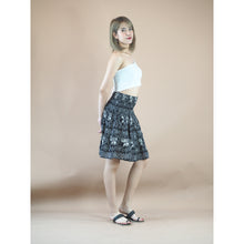 Load image into Gallery viewer, African Elephant Women&#39;s Skirt in Black SK0090 020004 01