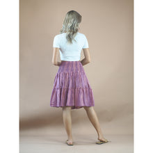 Load image into Gallery viewer, Peacock Feather Women&#39;s Skirt in Pink SK0090 020015 05