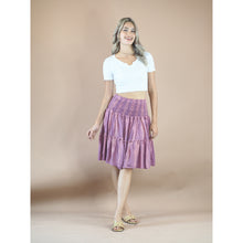 Load image into Gallery viewer, Peacock Feather Women&#39;s Skirt in Pink SK0090 020015 05
