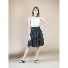 Load image into Gallery viewer, Peacock Women&#39;s Skirt in Black White SK0090 020007 06