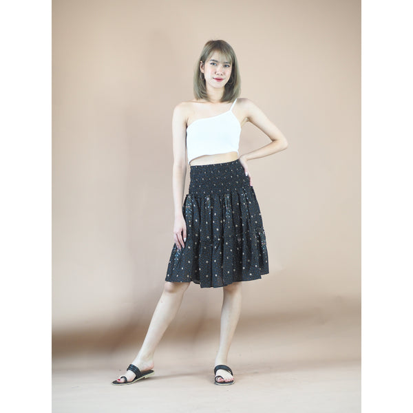 Peacock Women's Skirt in Black White SK0090 020007 06