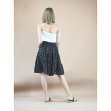 Load image into Gallery viewer, Peacock Women&#39;s Skirt in Black White SK0090 020007 06