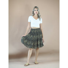 Load image into Gallery viewer, Paisley Mistery Women&#39;s Skirt in Black Gold SK0090 020016 10