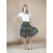 Load image into Gallery viewer, Paisley Mistery Women&#39;s Skirt in Black Gold SK0090 020016 10