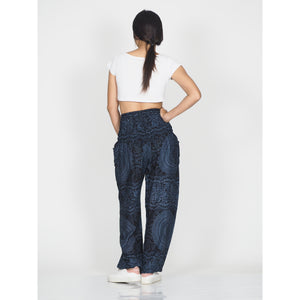 Monotone Mandala 31 men/women harem pants in Black PP0004 020031 05
