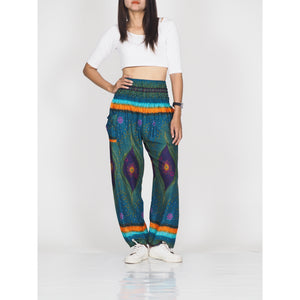 Big eye 50 women harem pants in Ocean Blue PP0004 020050 04