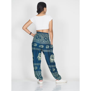 Pirate elephant 23 women harem pants in Green PP0004 020023 05