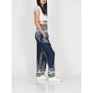 Flower chain 64 women harem pants in Ocean Blue PP0004 020064 01