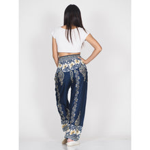 Load image into Gallery viewer, Flower chain 64 women harem pants in Ocean Blue PP0004 020064 01